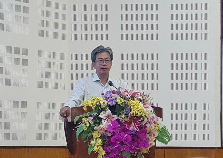 Ông Nguyễn Thanh Hải – Phó Giám đốc Sở Khoa học và Công nghệ  phát biểu khai mạc hội nghị